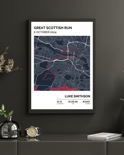 Personalised Marathon & Running Route Map