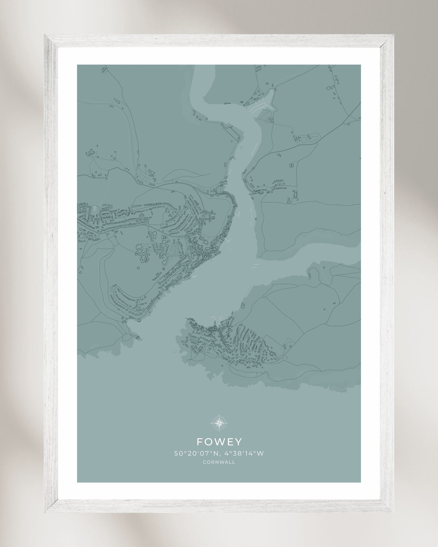 Coastal Map of Fowey - Seagrass
