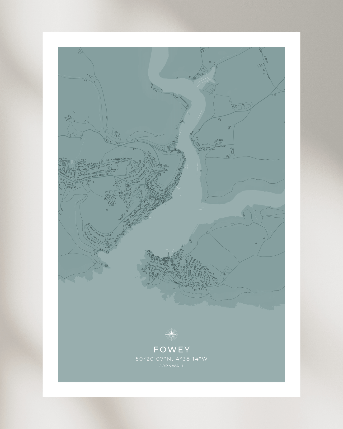 Coastal Map of Fowey - Seagrass