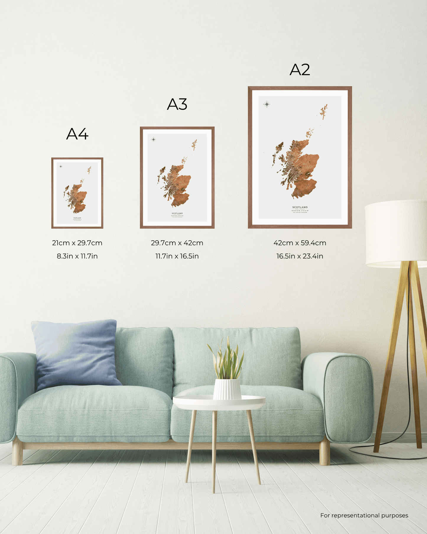 Scotland - Fine Art Map