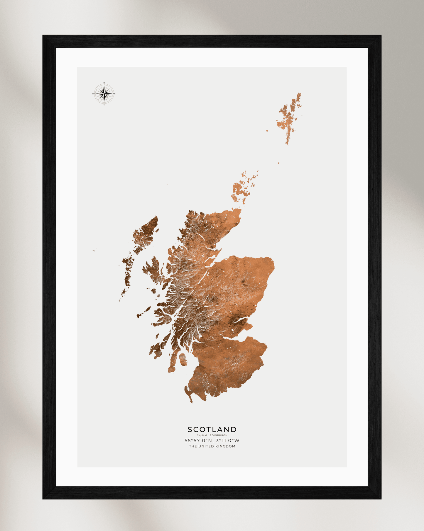 Scotland - Fine Art Map
