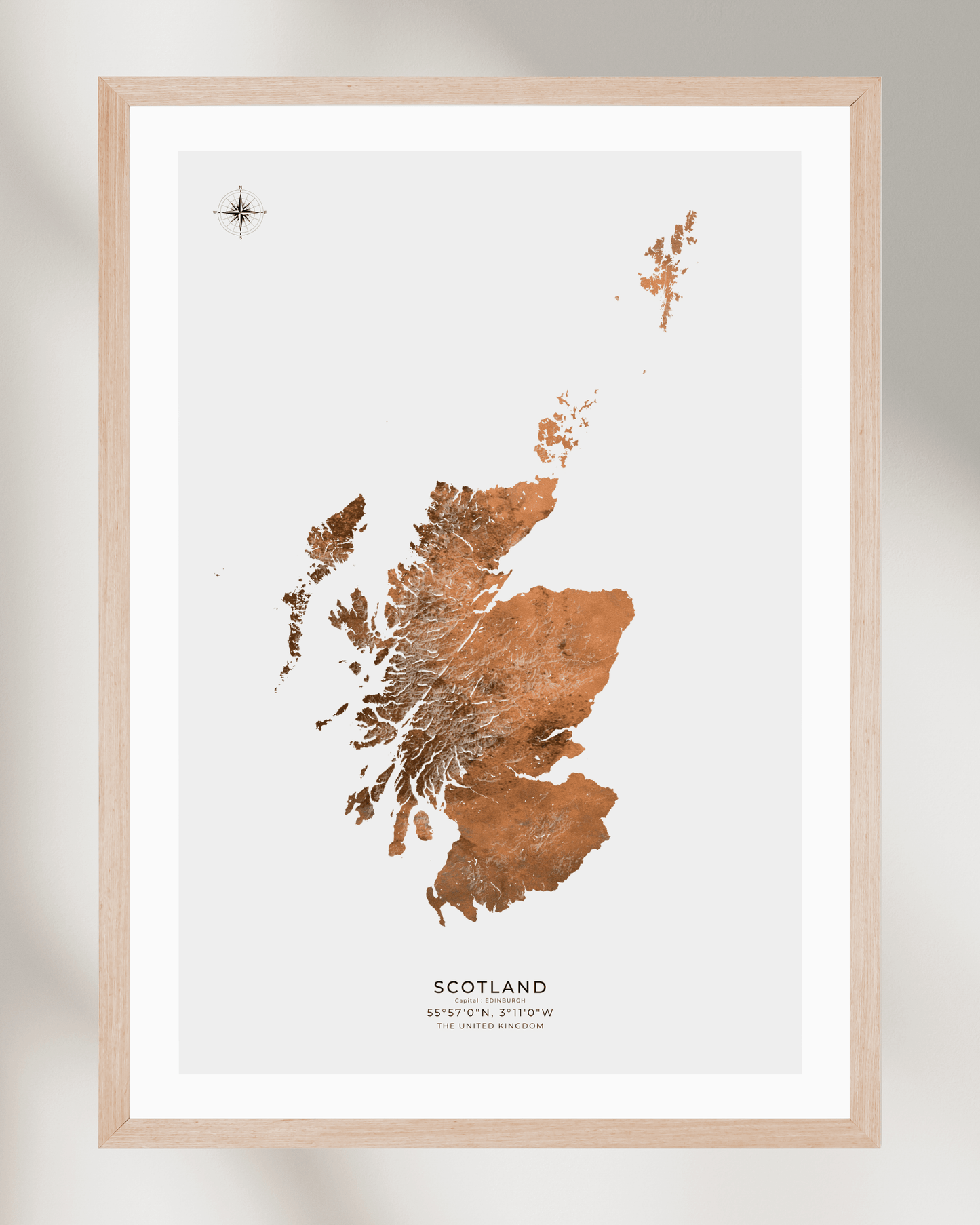 Scotland - Fine Art Map
