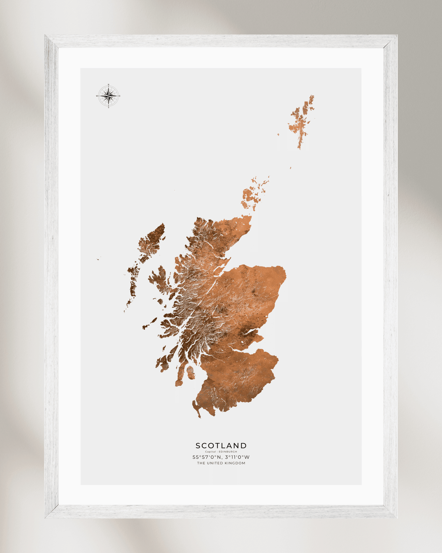 Scotland - Fine Art Map