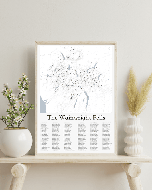 The Wainwright Fells - Fine Art Poster Print