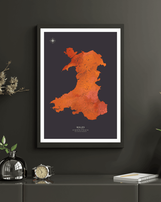 Wales - Fine Art Map