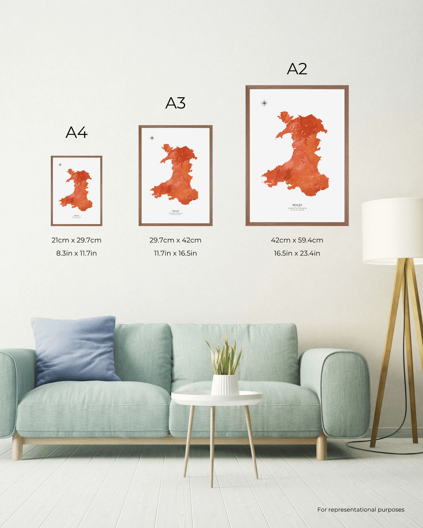 Wales - Fine Art Map