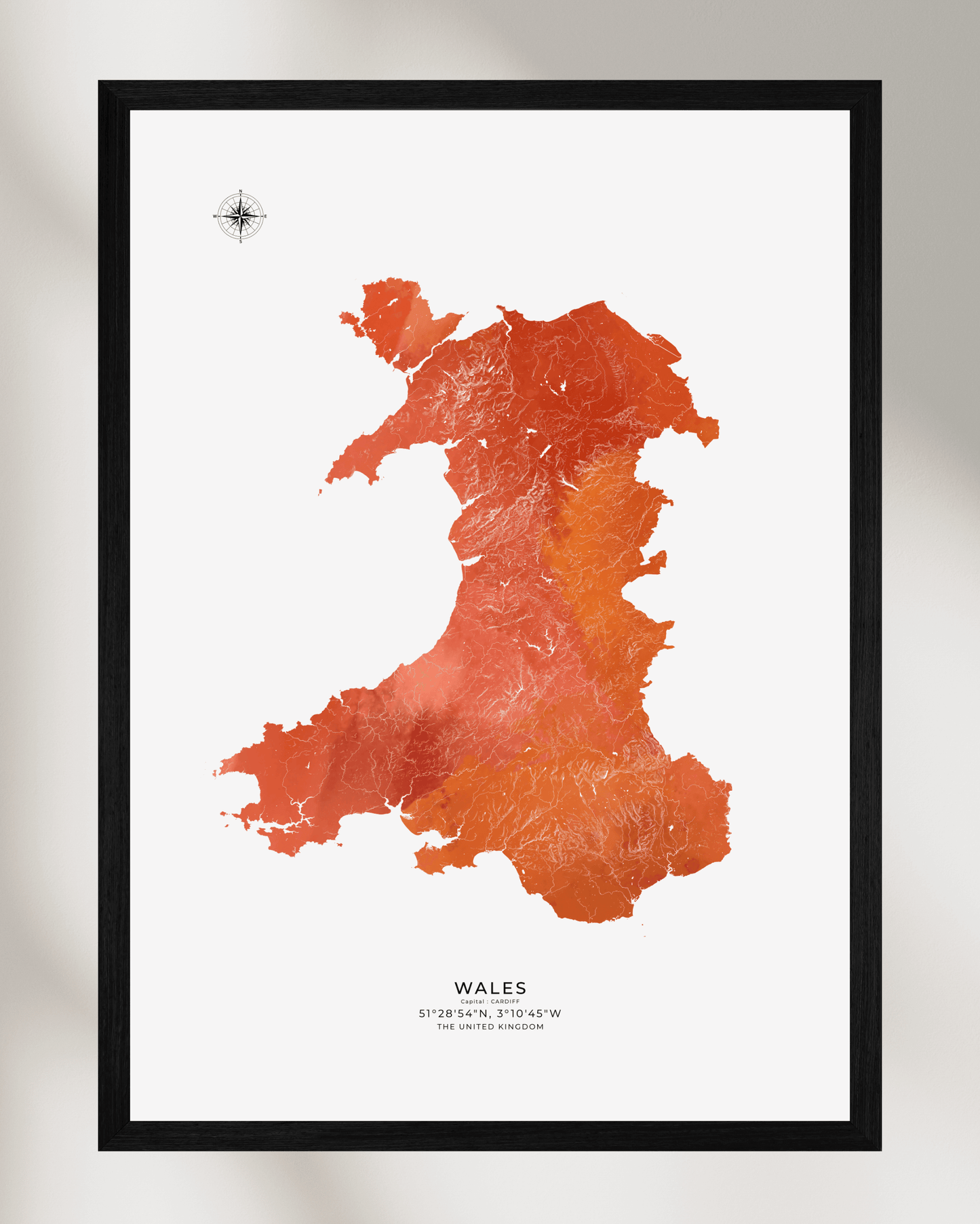 Wales - Fine Art Map