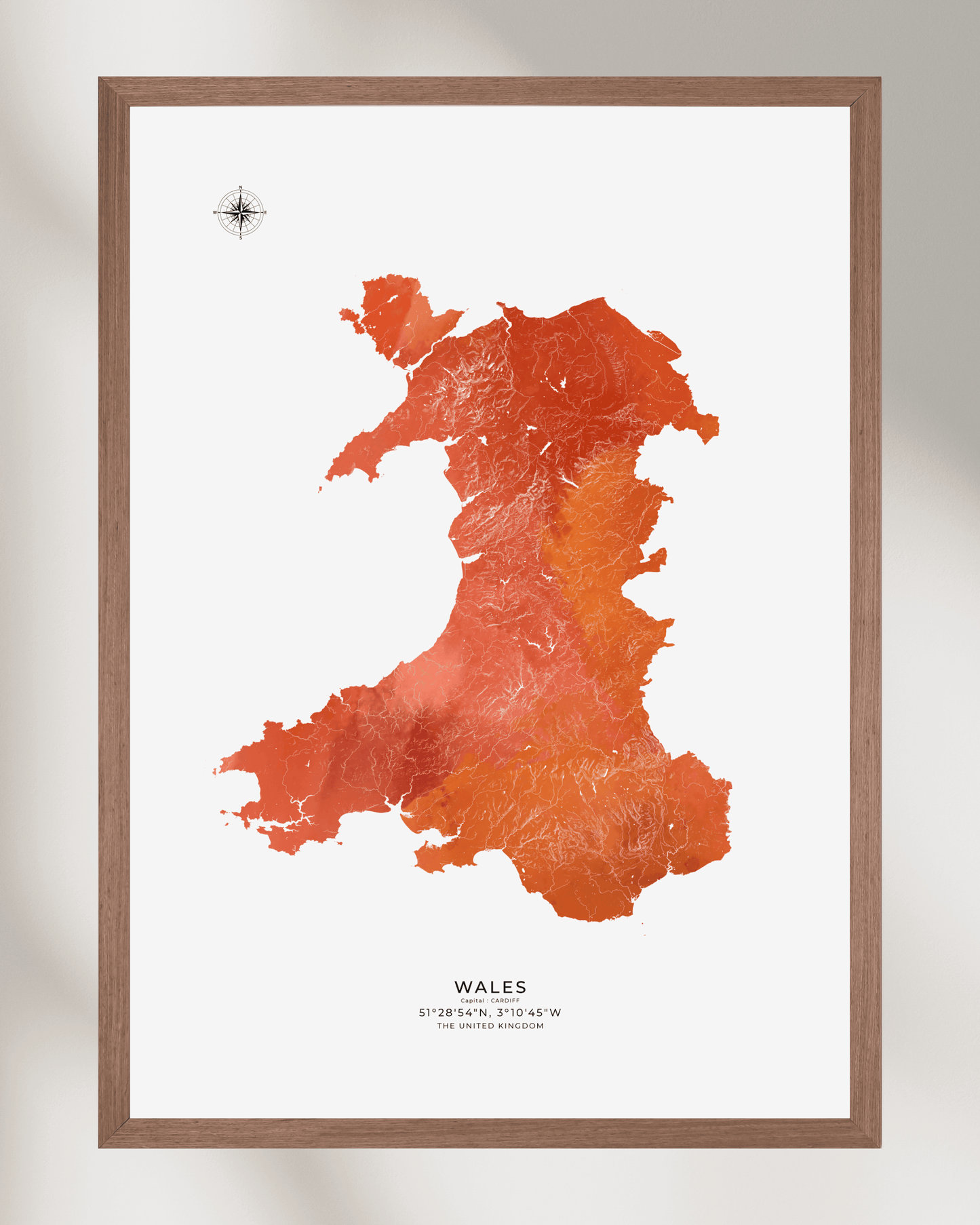 Wales - Fine Art Map