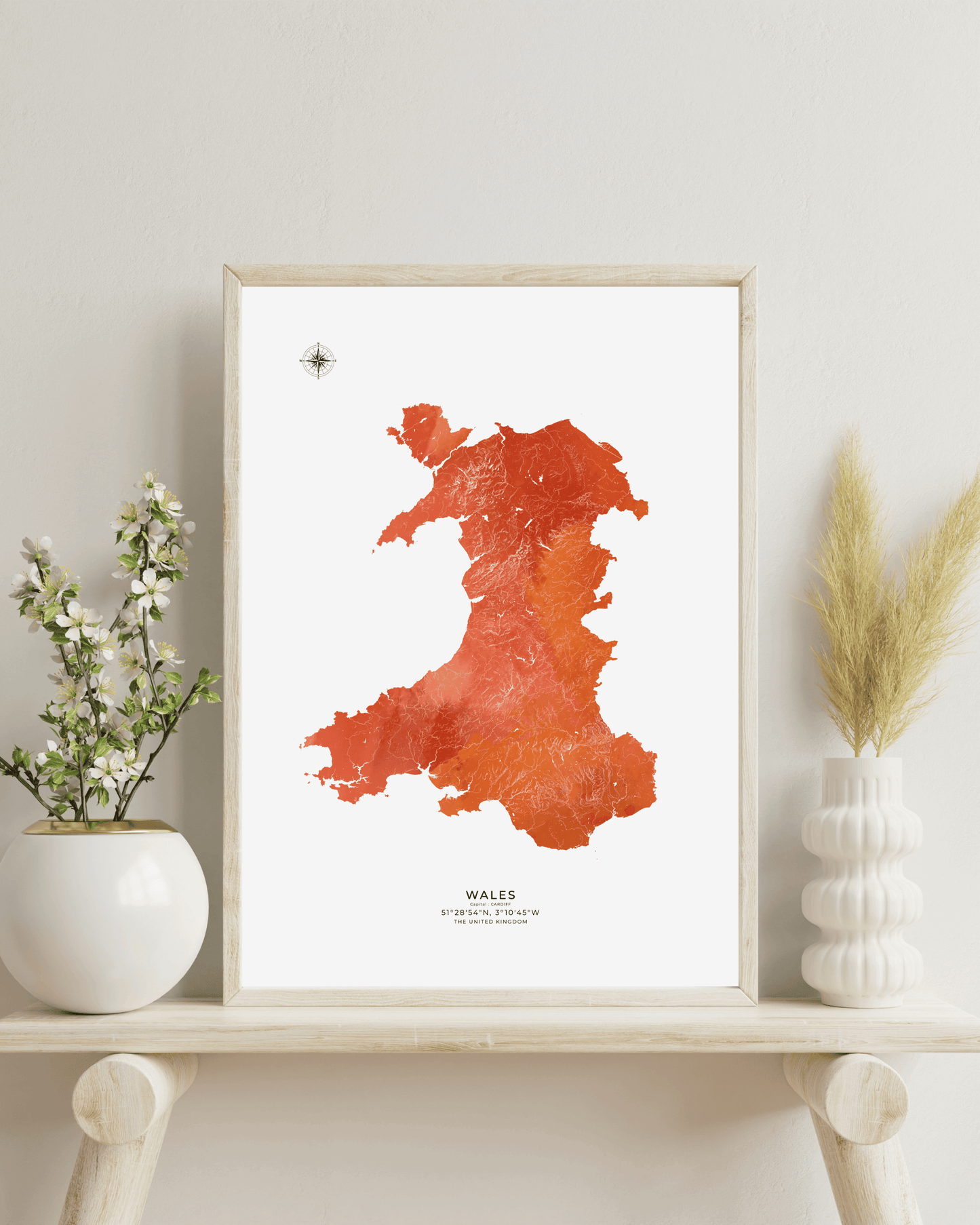 Wales - Fine Art Map