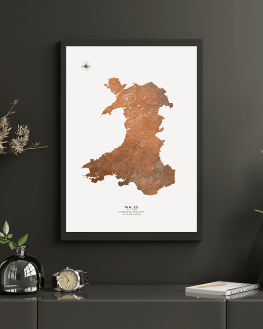 Wales - Fine Art Map
