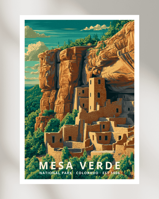 Mesa Verde National Park Poster - Colorado, USA