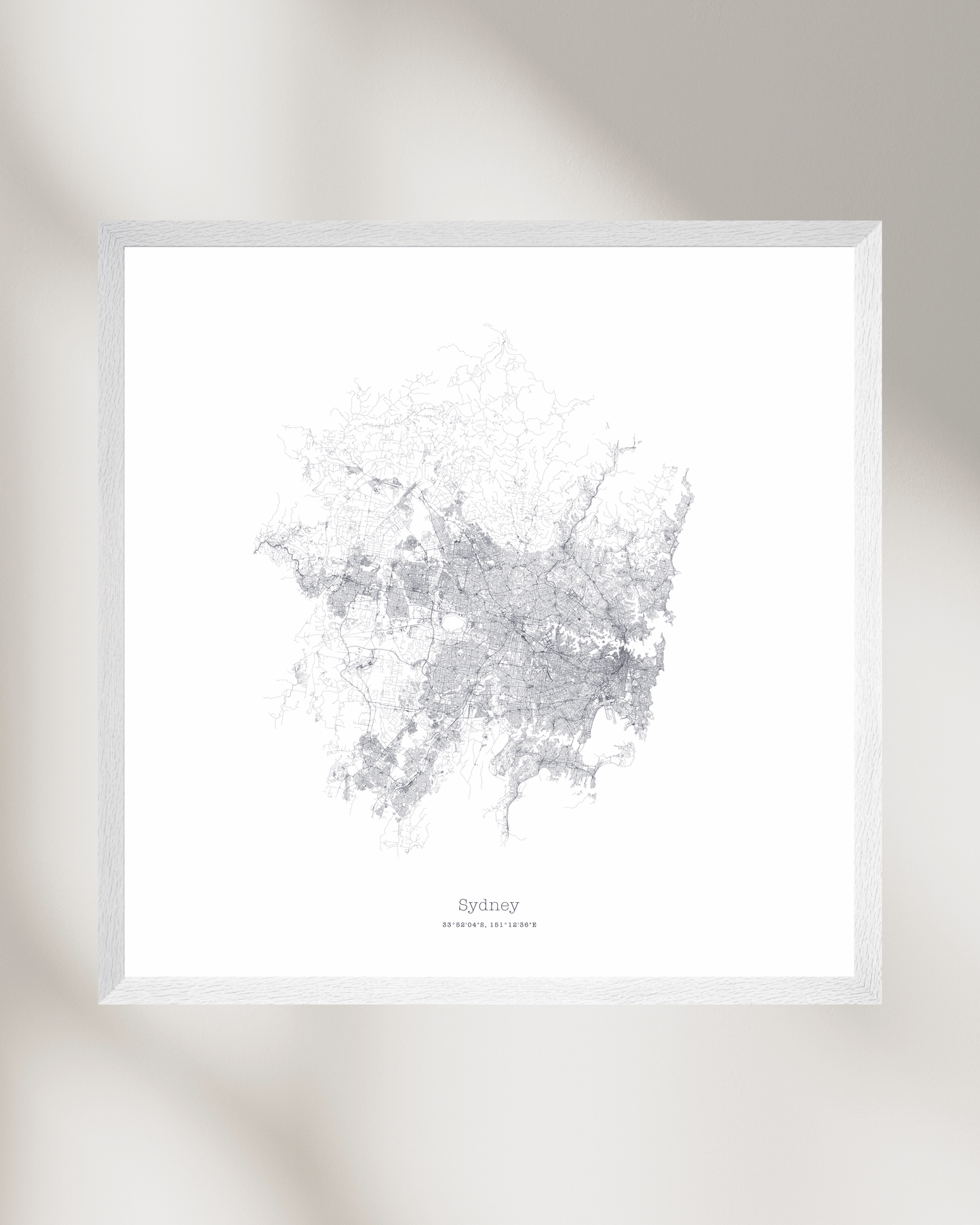 Sydney - Minimalist City Map - Fine Art Print