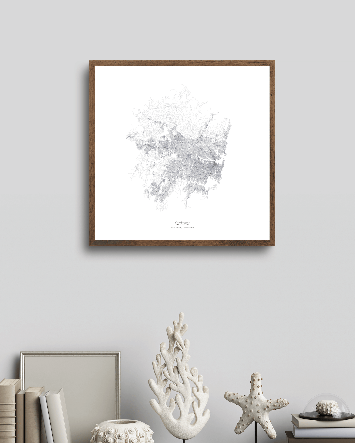 Sydney - Minimalist City Map - Fine Art Print