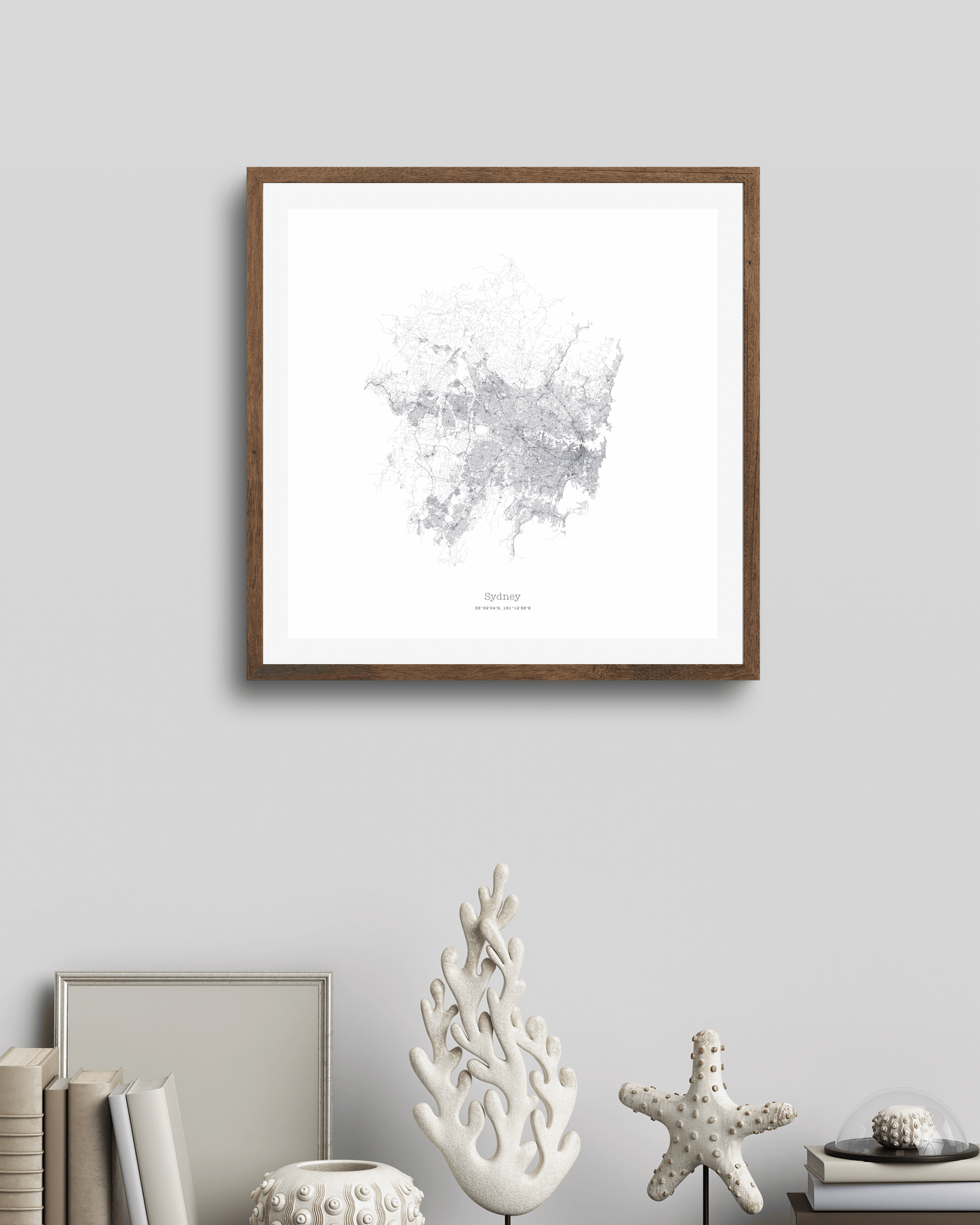 Sydney - Minimalist City Map - Fine Art Print