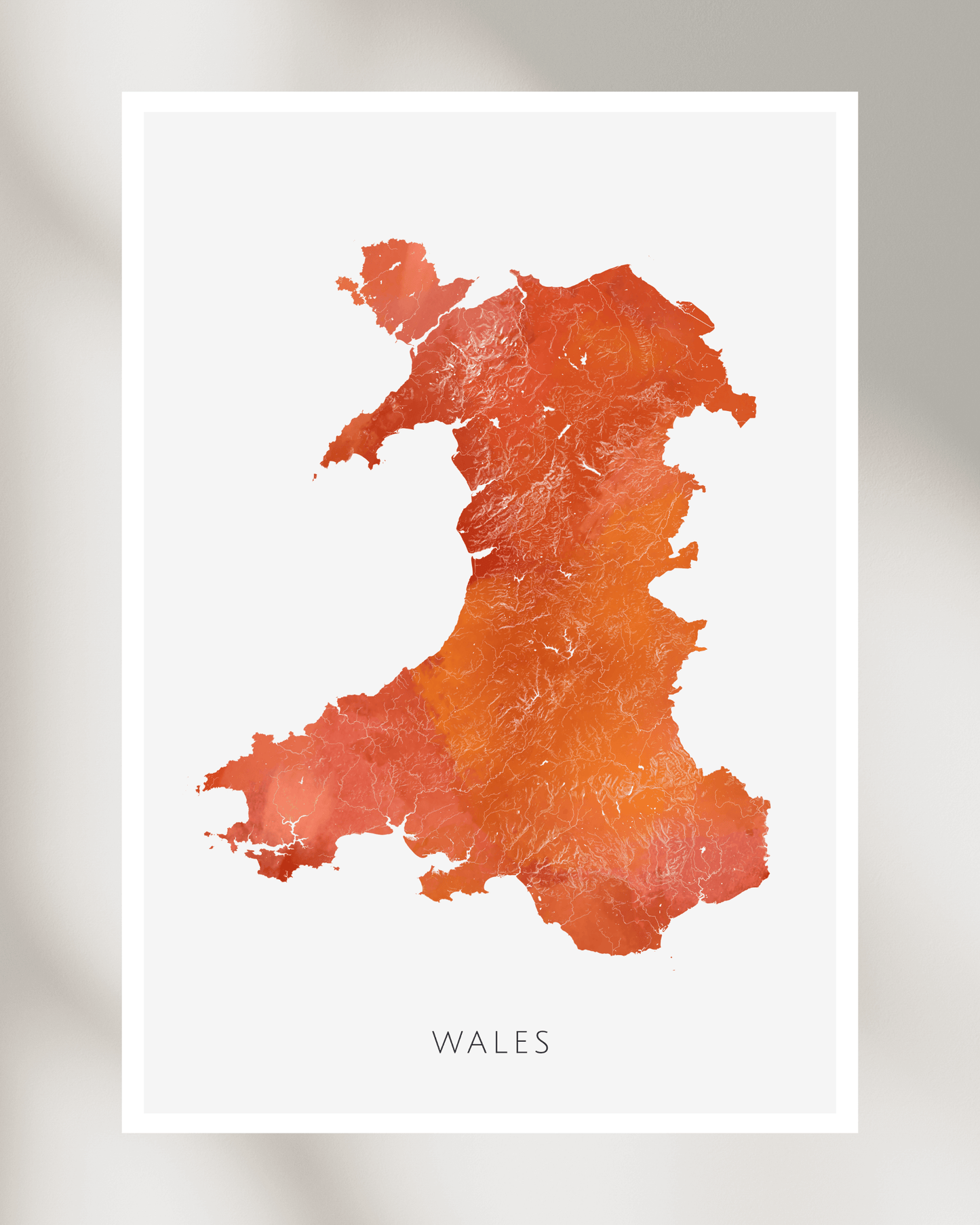 Wales - Fine Art Map