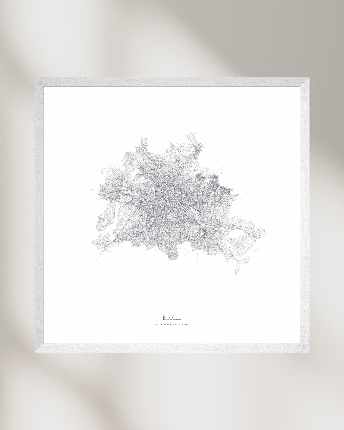 Berlin - Minimalist City Map - Fine Art Print