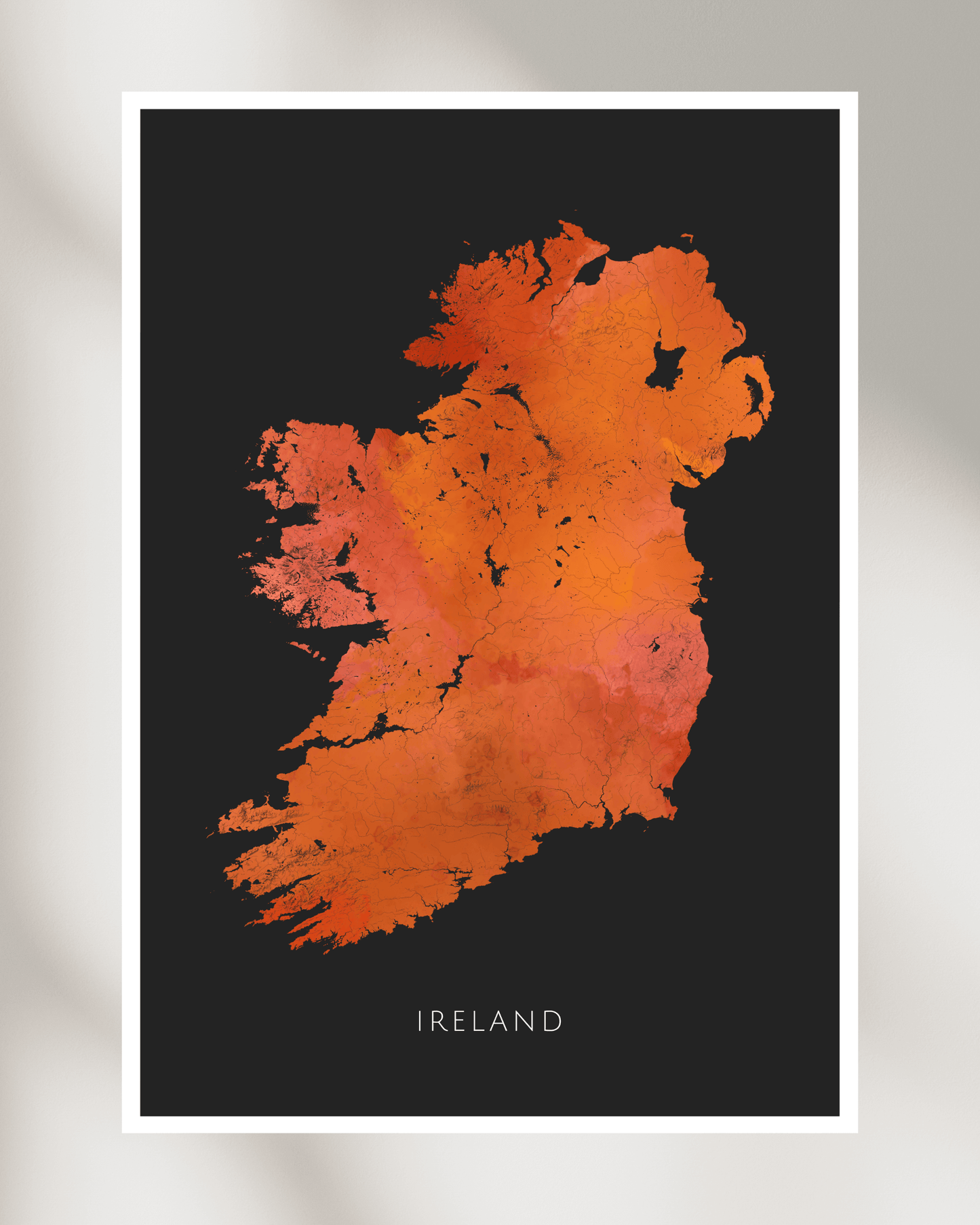 Ireland - Fine Art Map