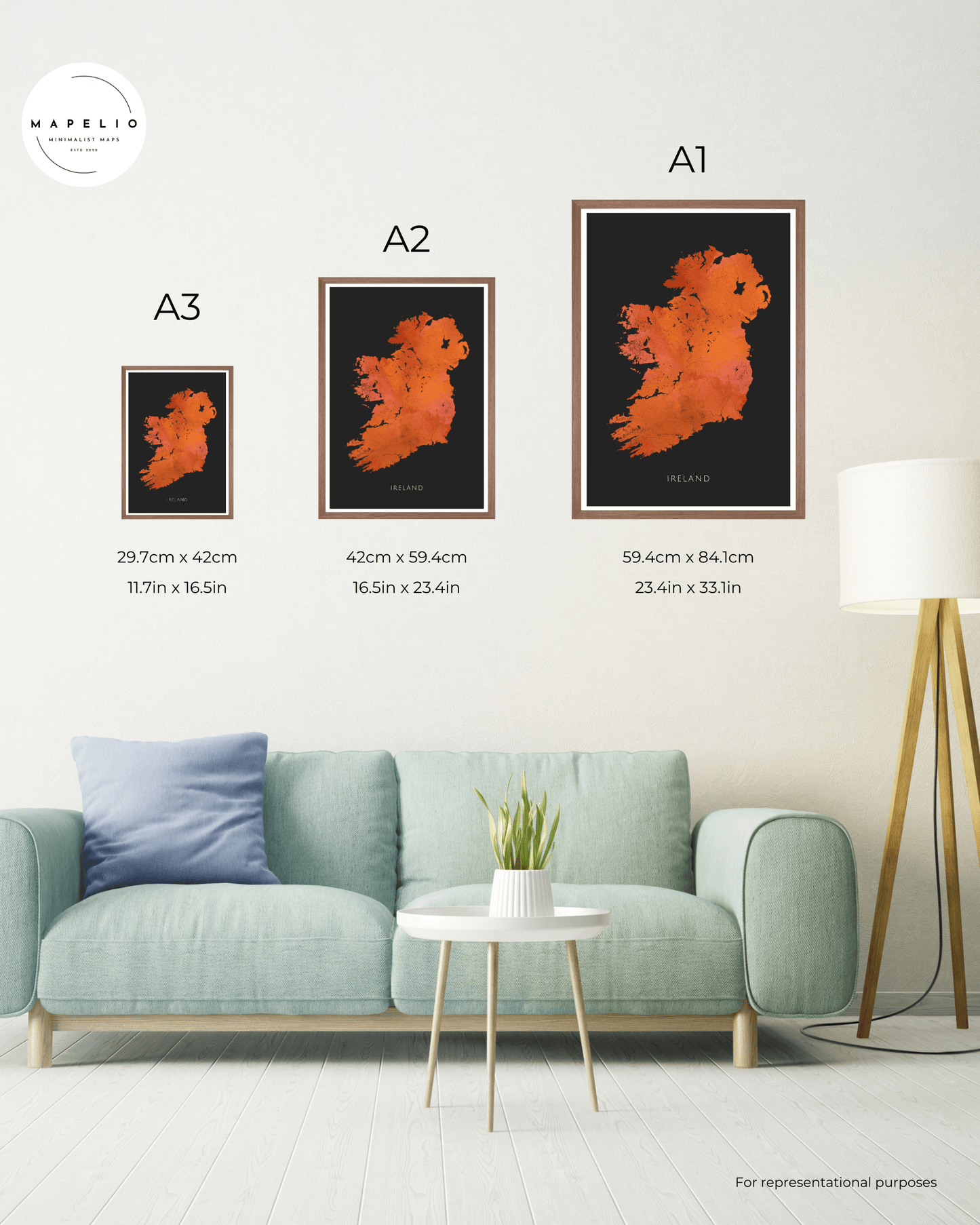 Ireland - Fine Art Map