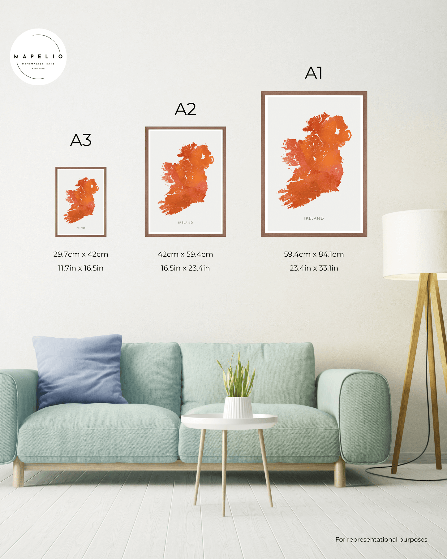 Ireland - Fine Art Map