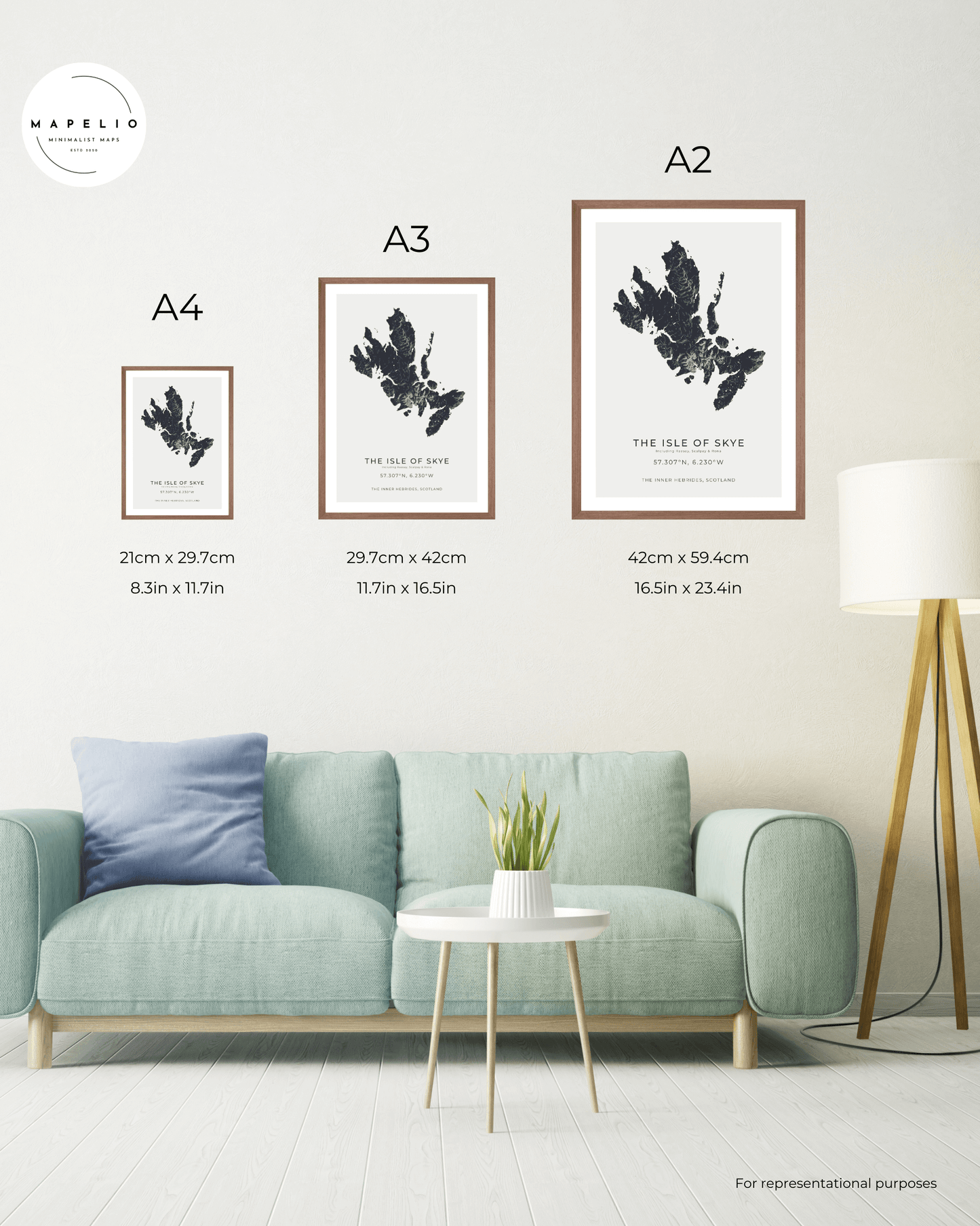 Isle of Skye - Fine Art Map