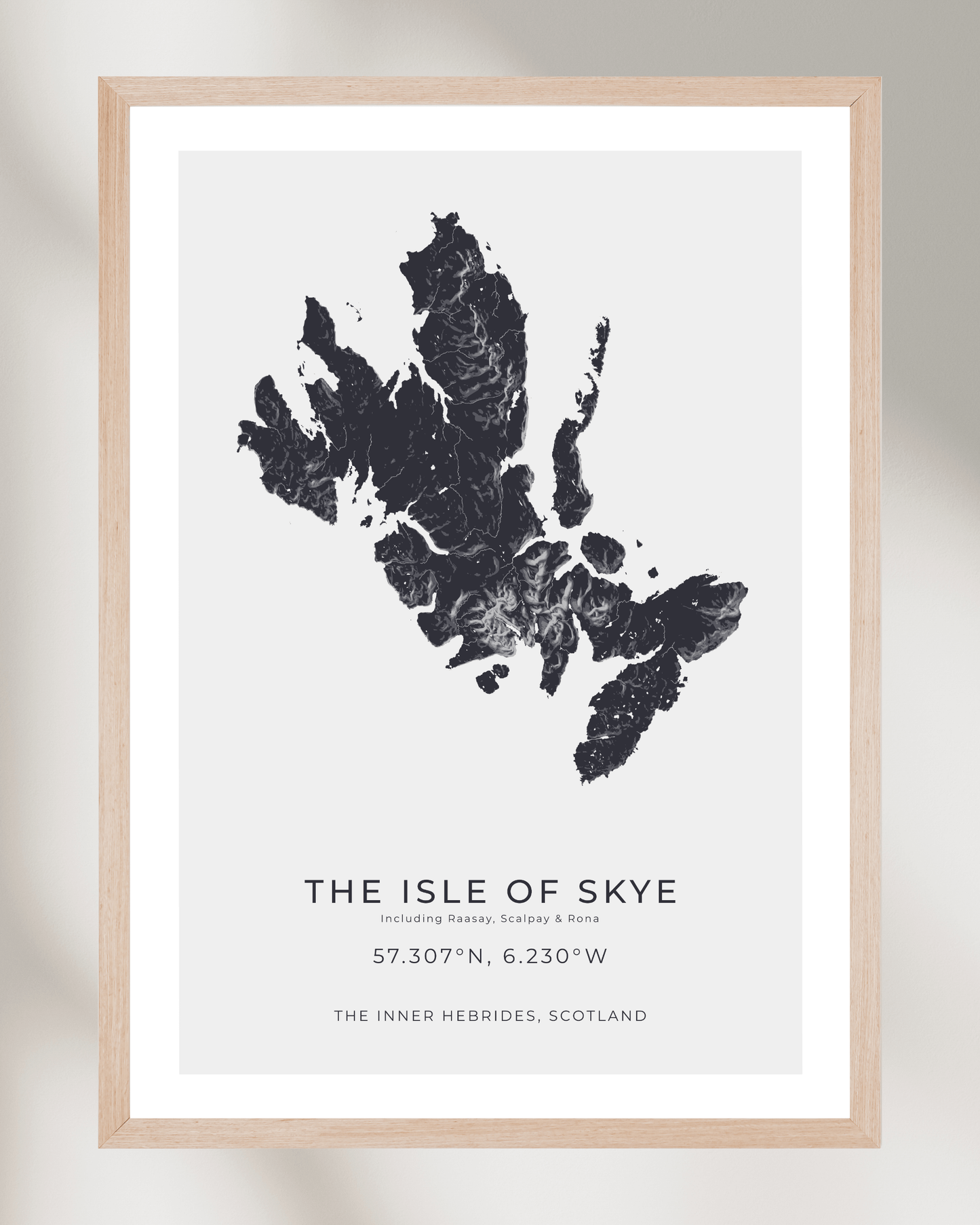 Isle of Skye - Fine Art Map