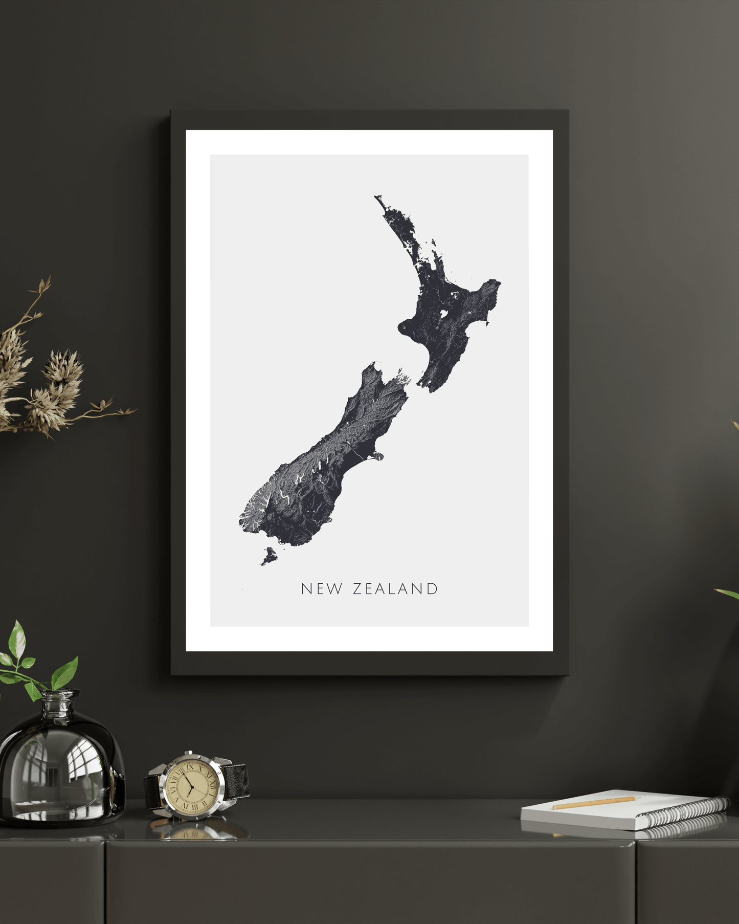 New Zealand - Fine Art Map