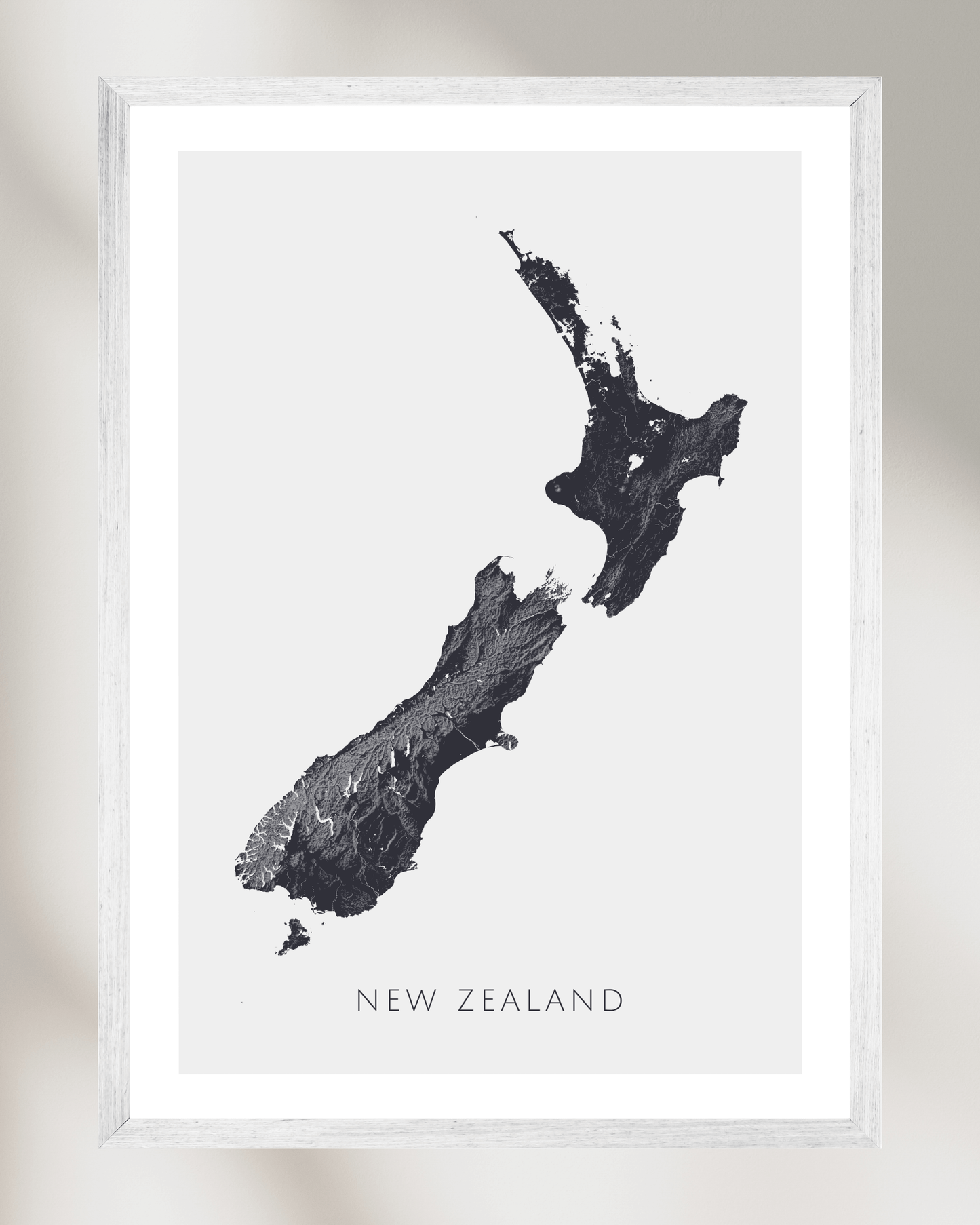 New Zealand - Fine Art Map