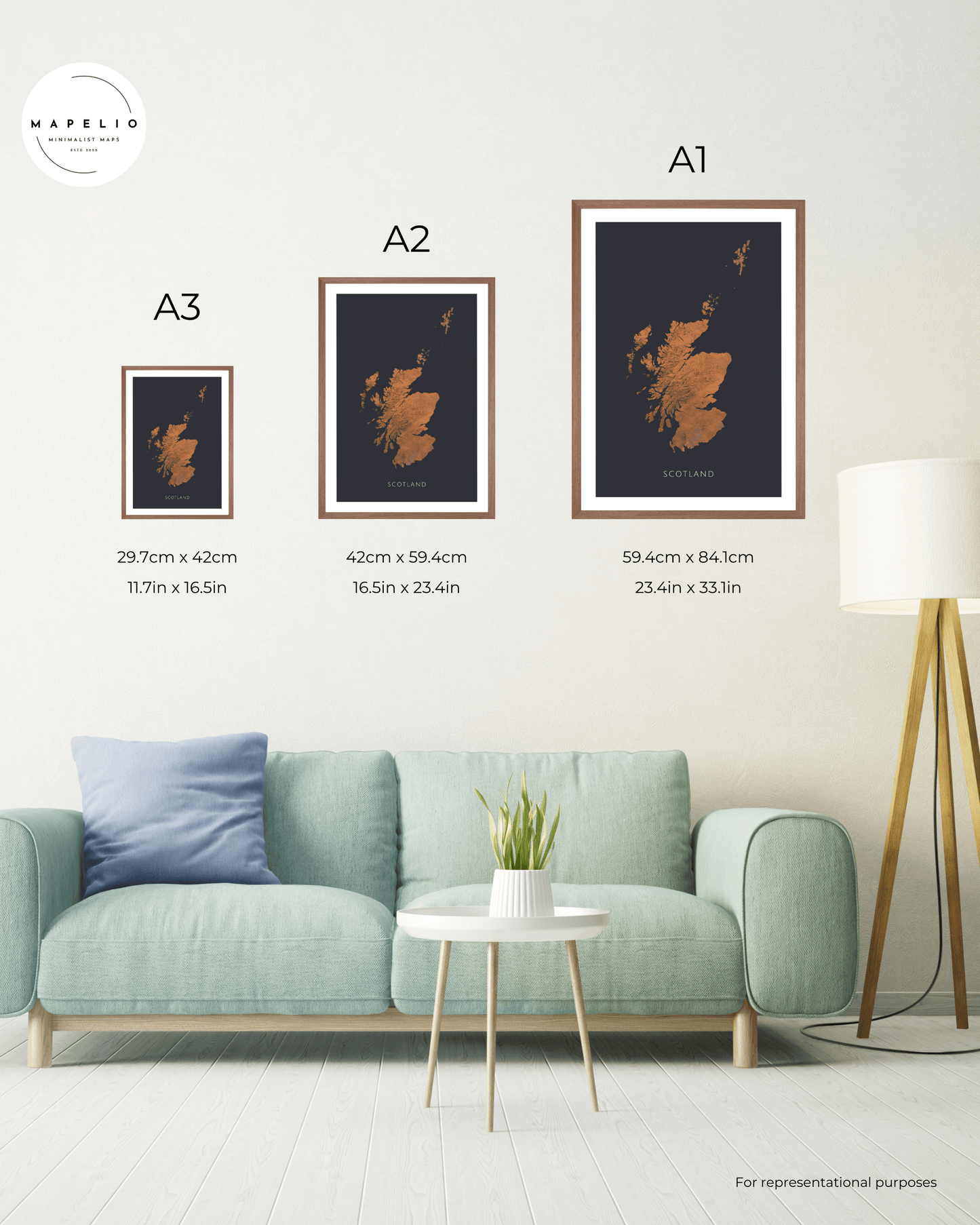 Scotland - Fine Art Map