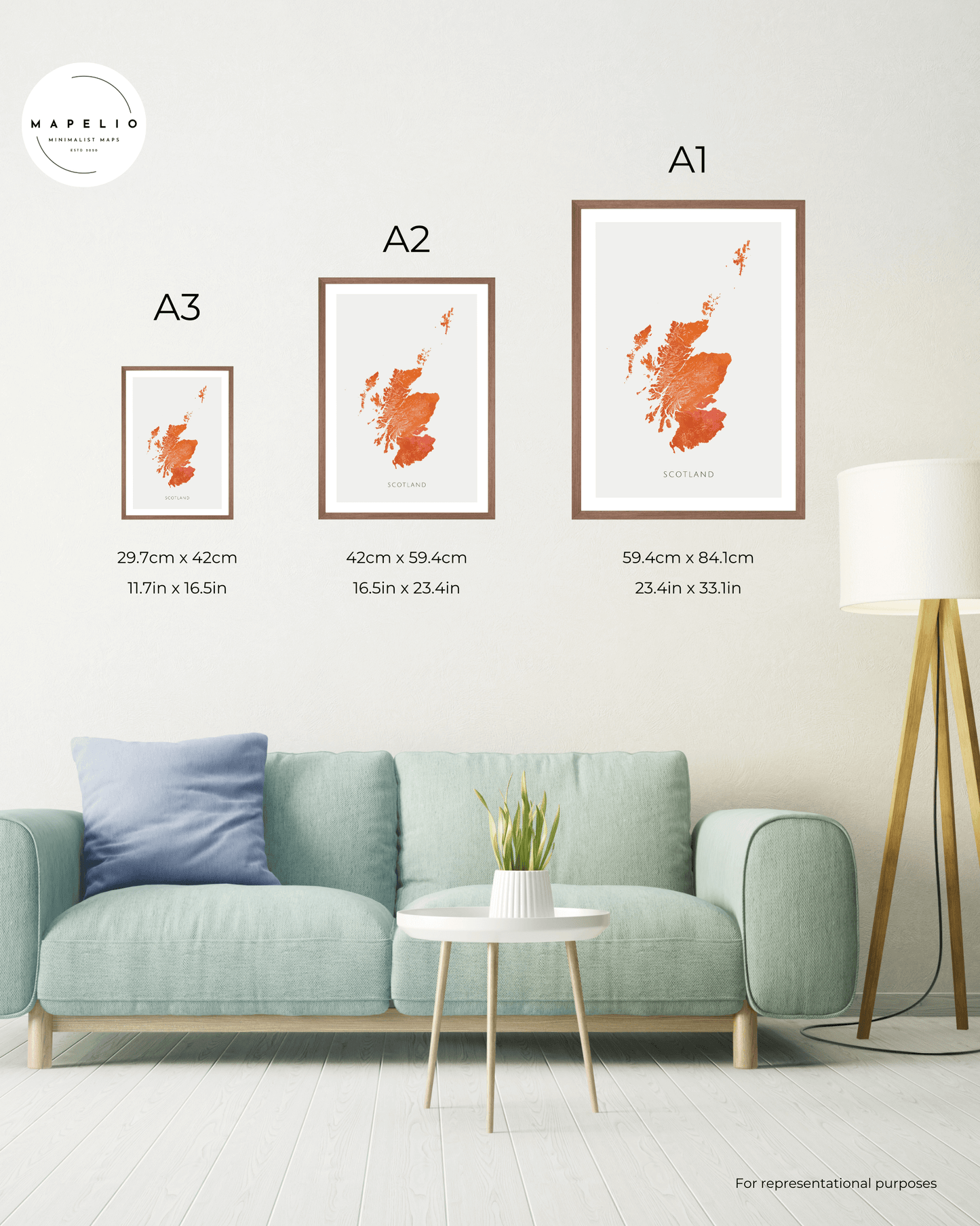 Scotland - Fine Art Map