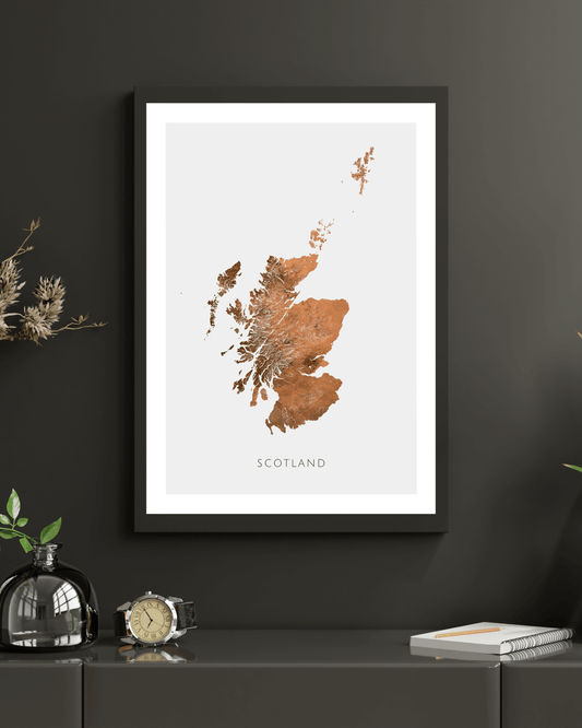 Scotland - Fine Art Map