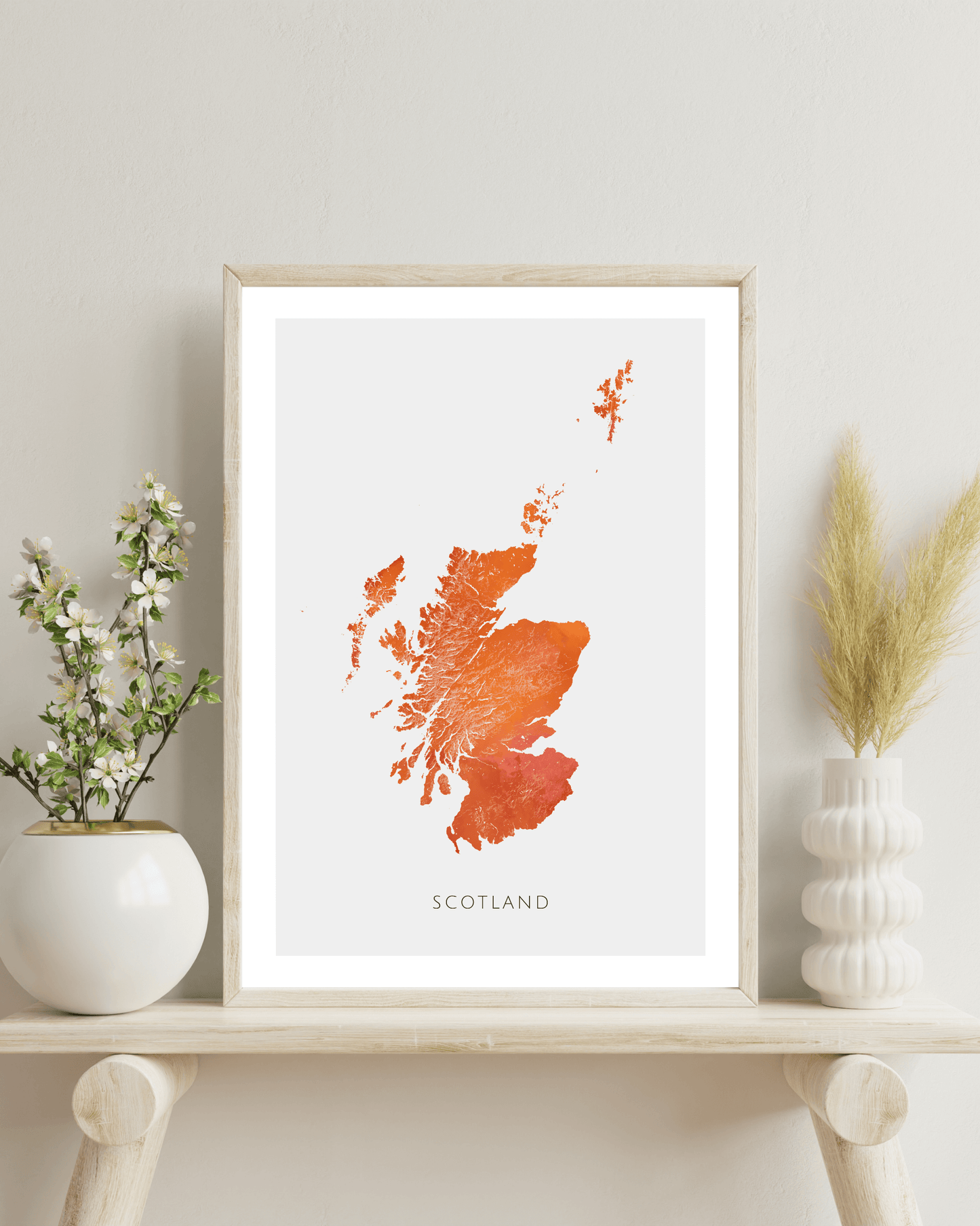 Scotland - Fine Art Map