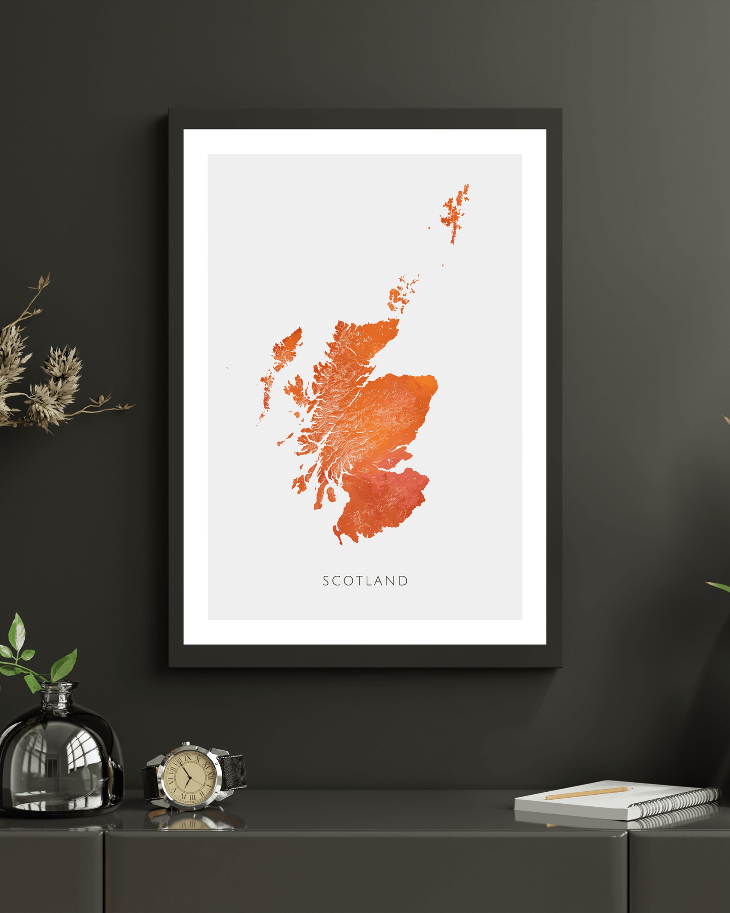 Scotland - Fine Art Map