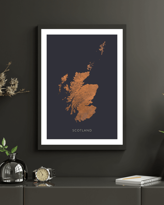 Scotland - Fine Art Map