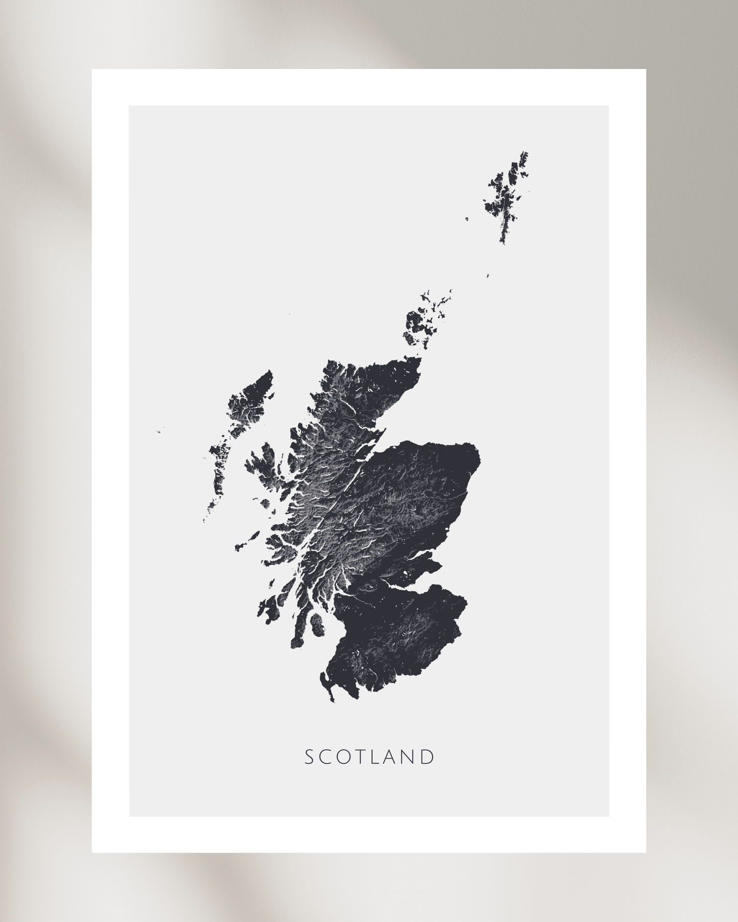 Scotland - Fine Art Map