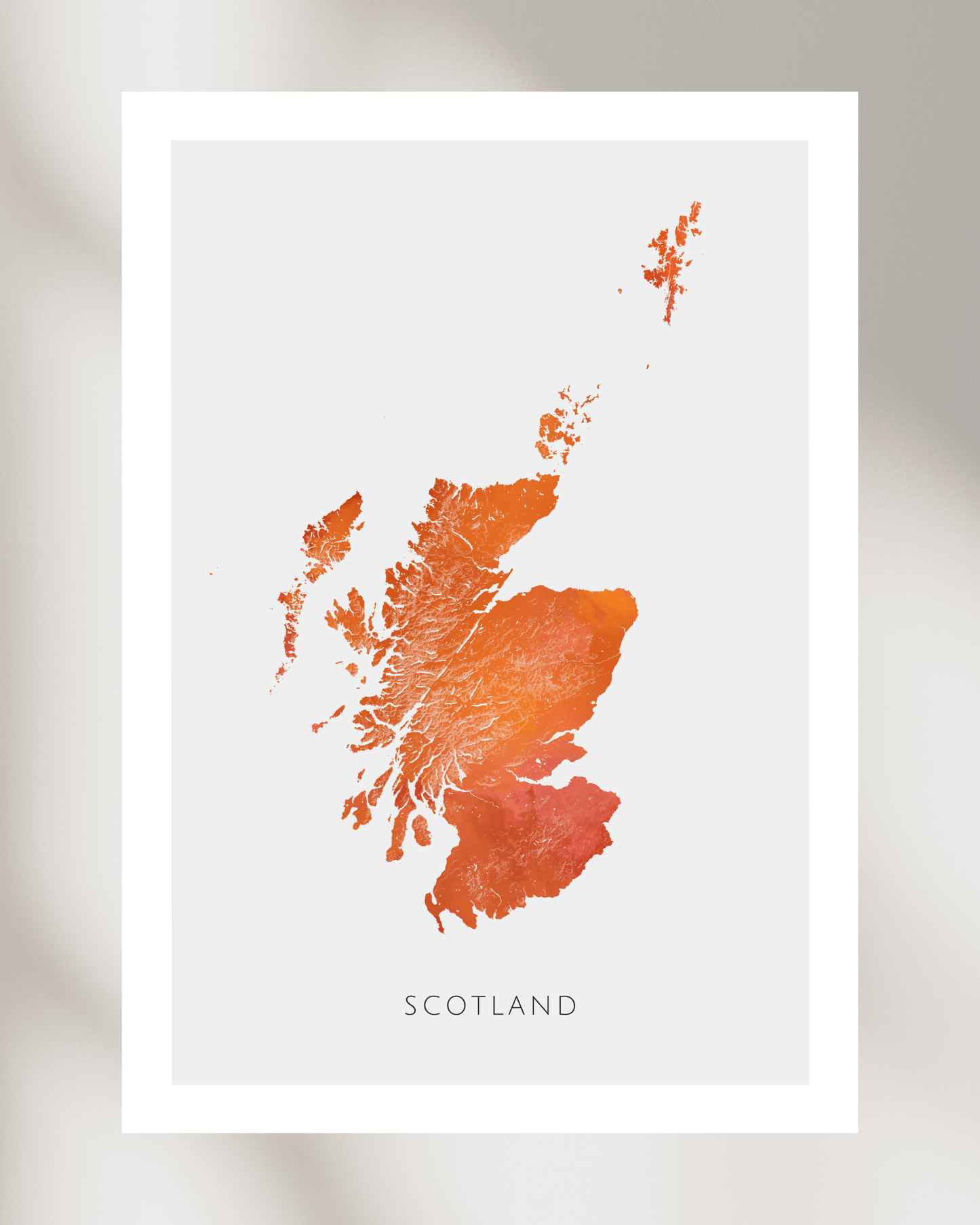 Scotland - Fine Art Map