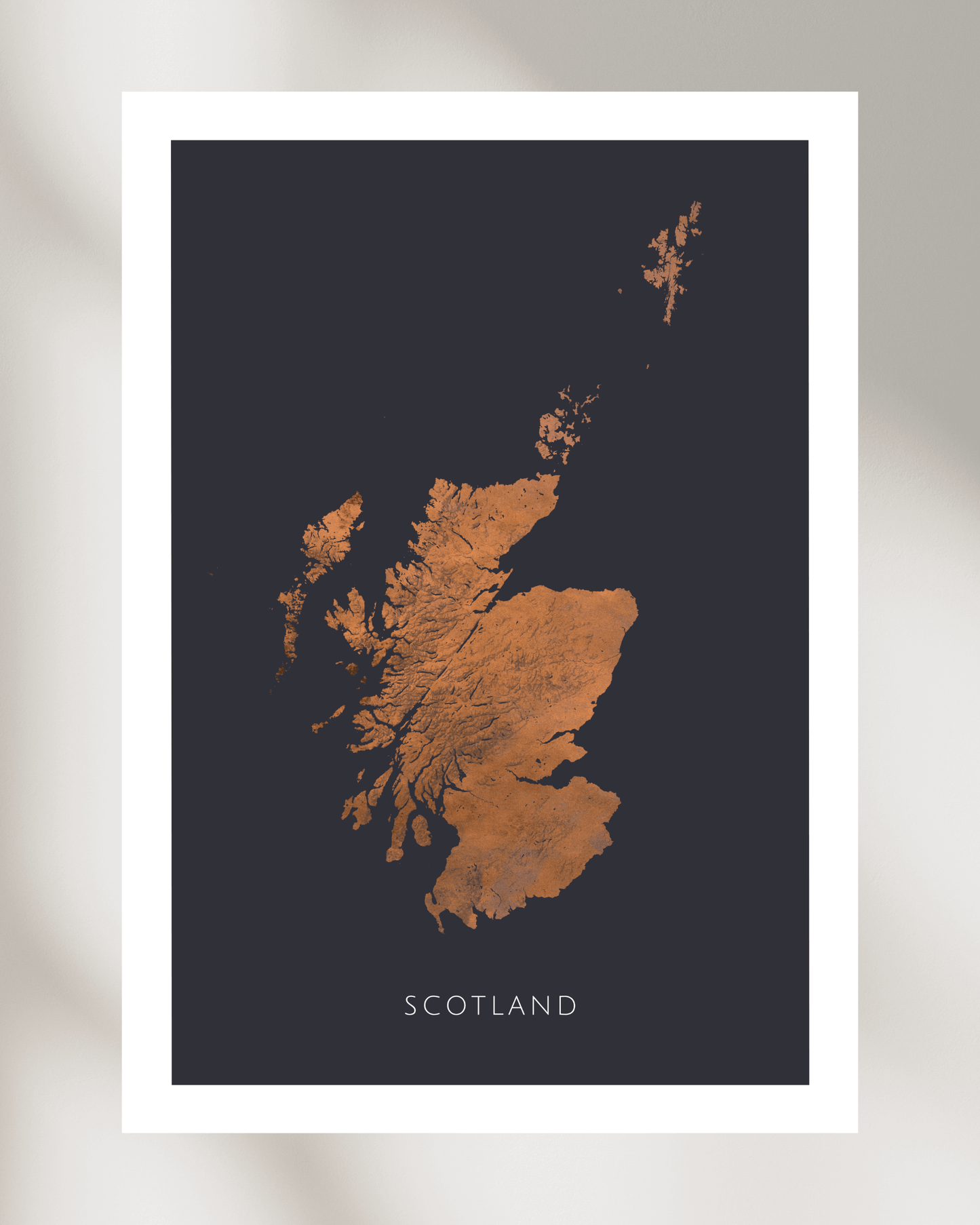 Scotland - Fine Art Map