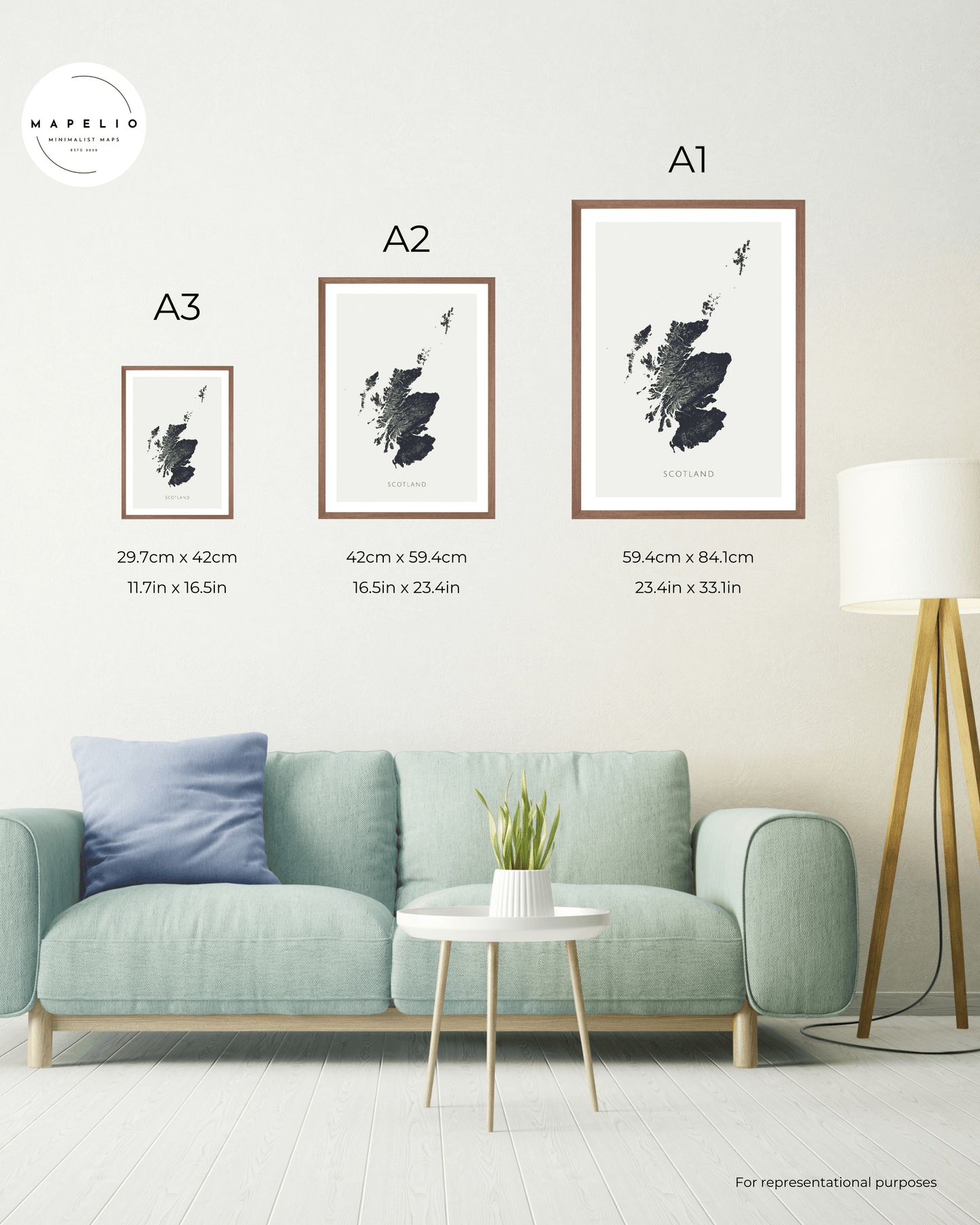 Scotland - Fine Art Map