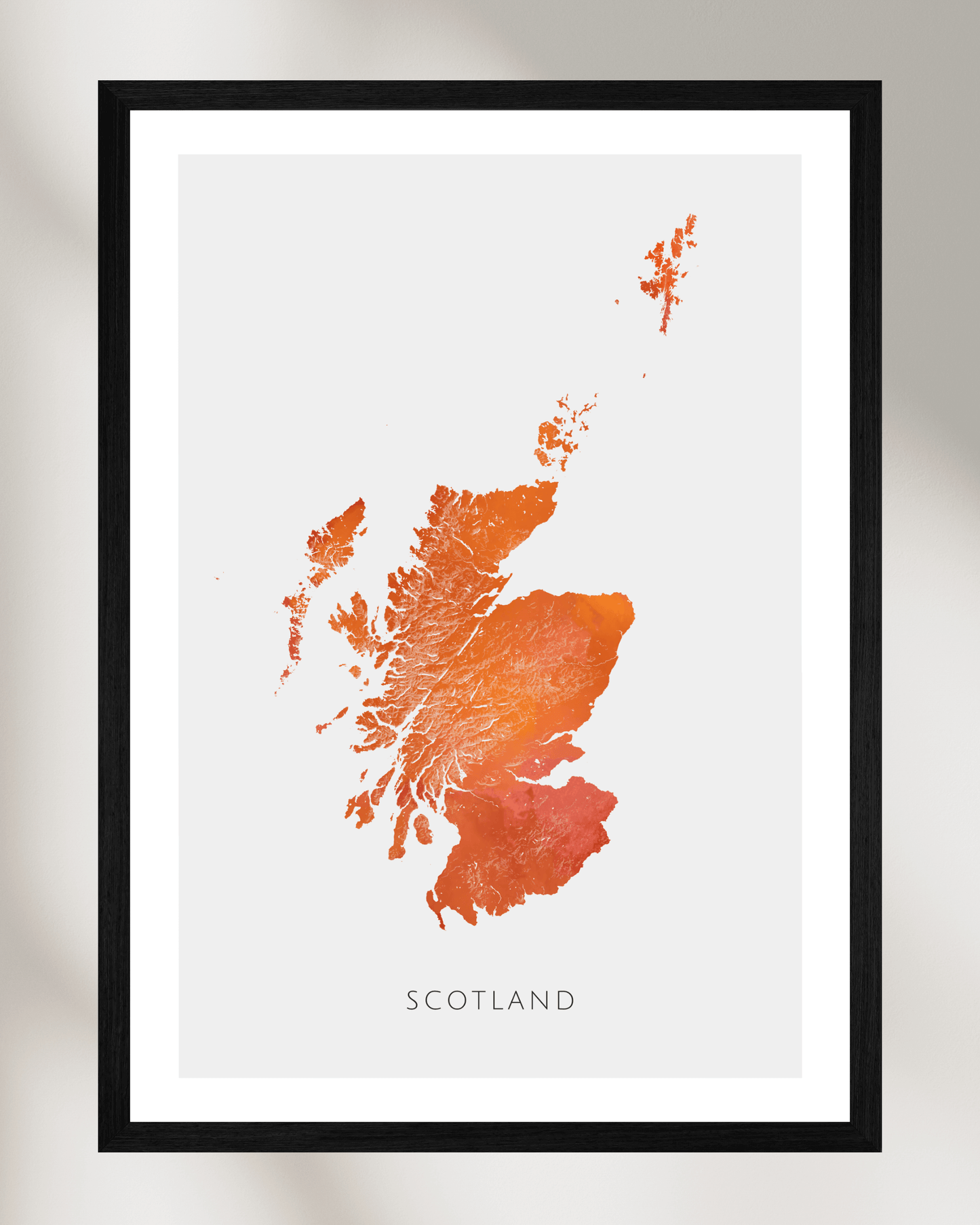 Scotland - Fine Art Map