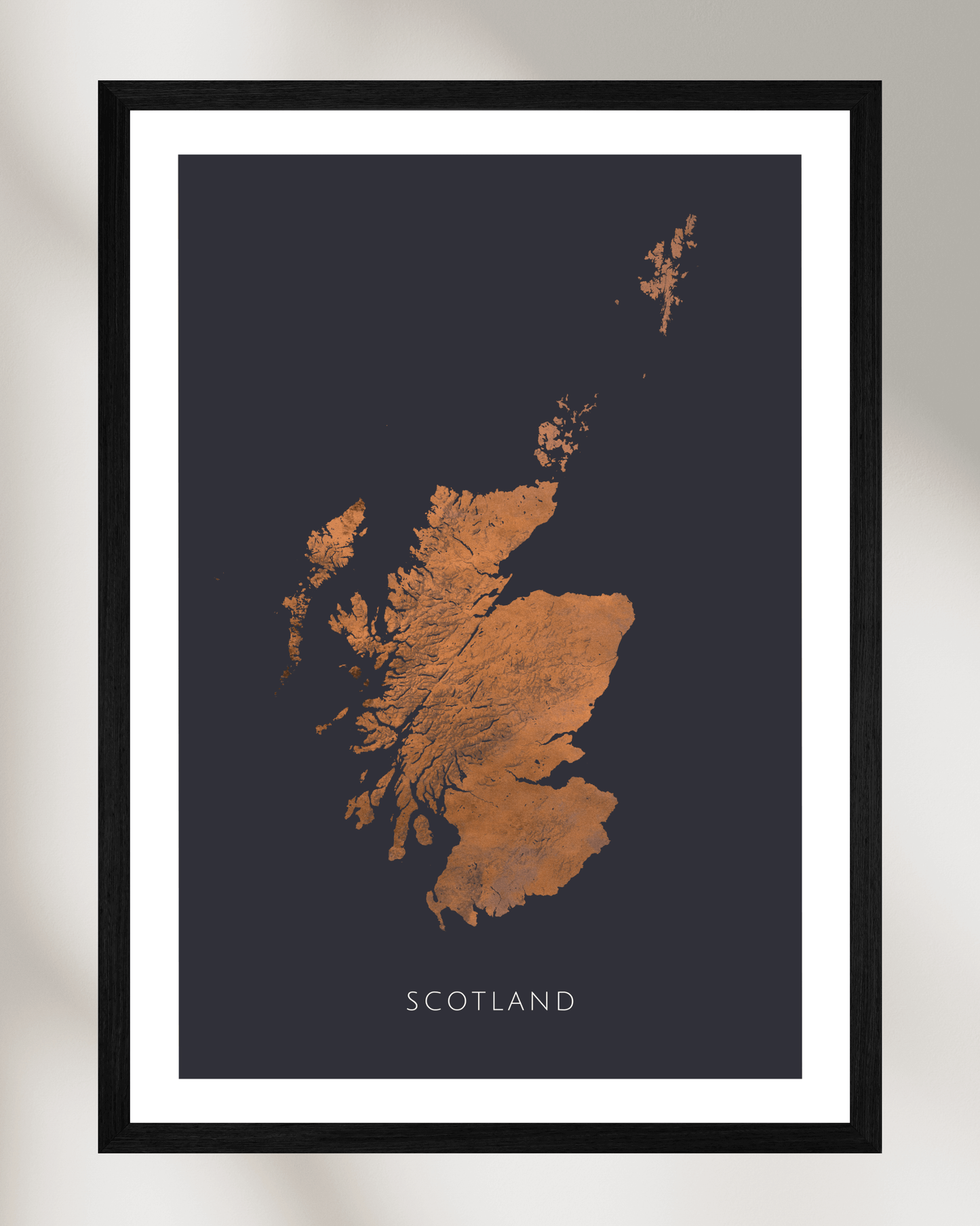 Scotland - Fine Art Map