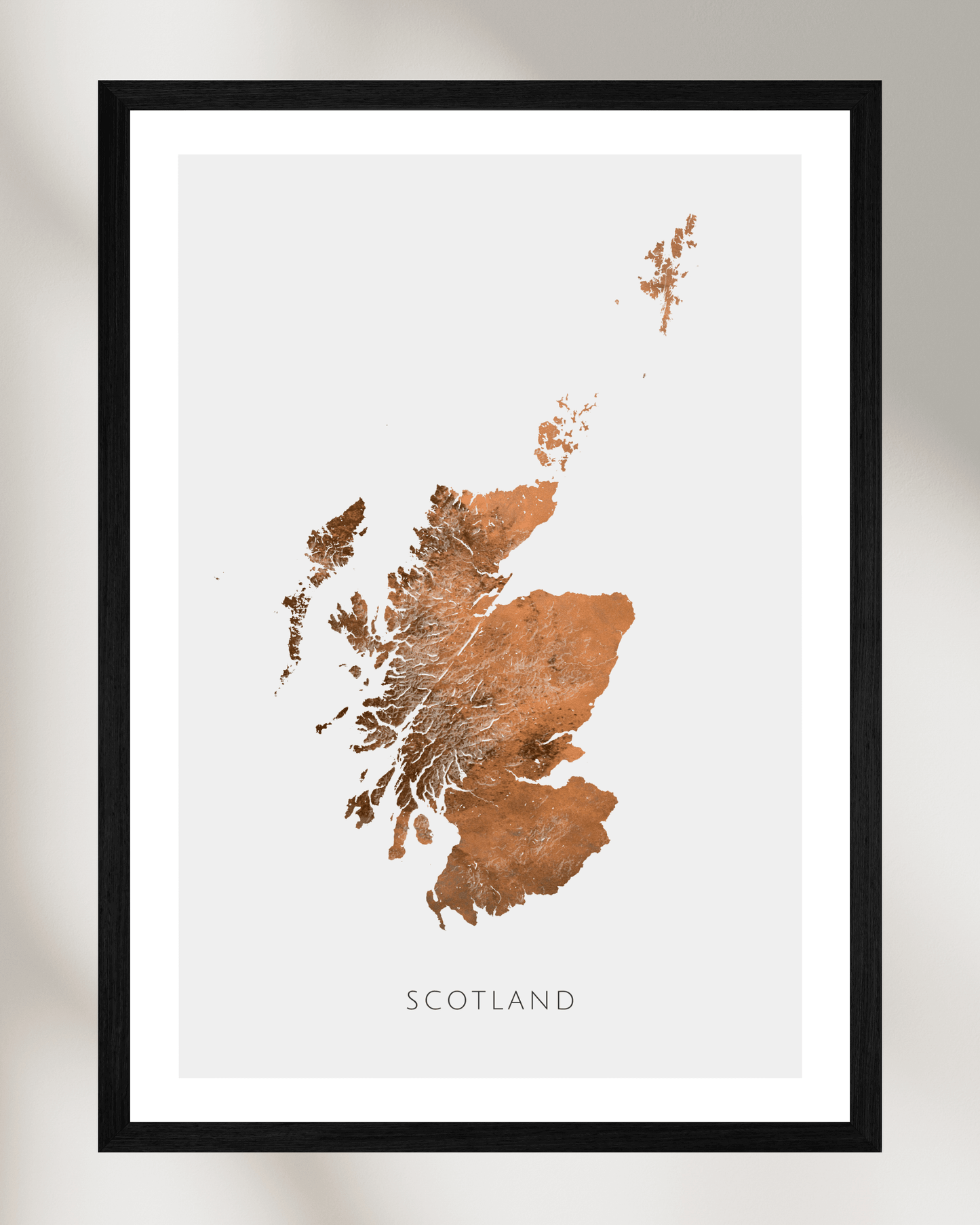 Scotland - Fine Art Map