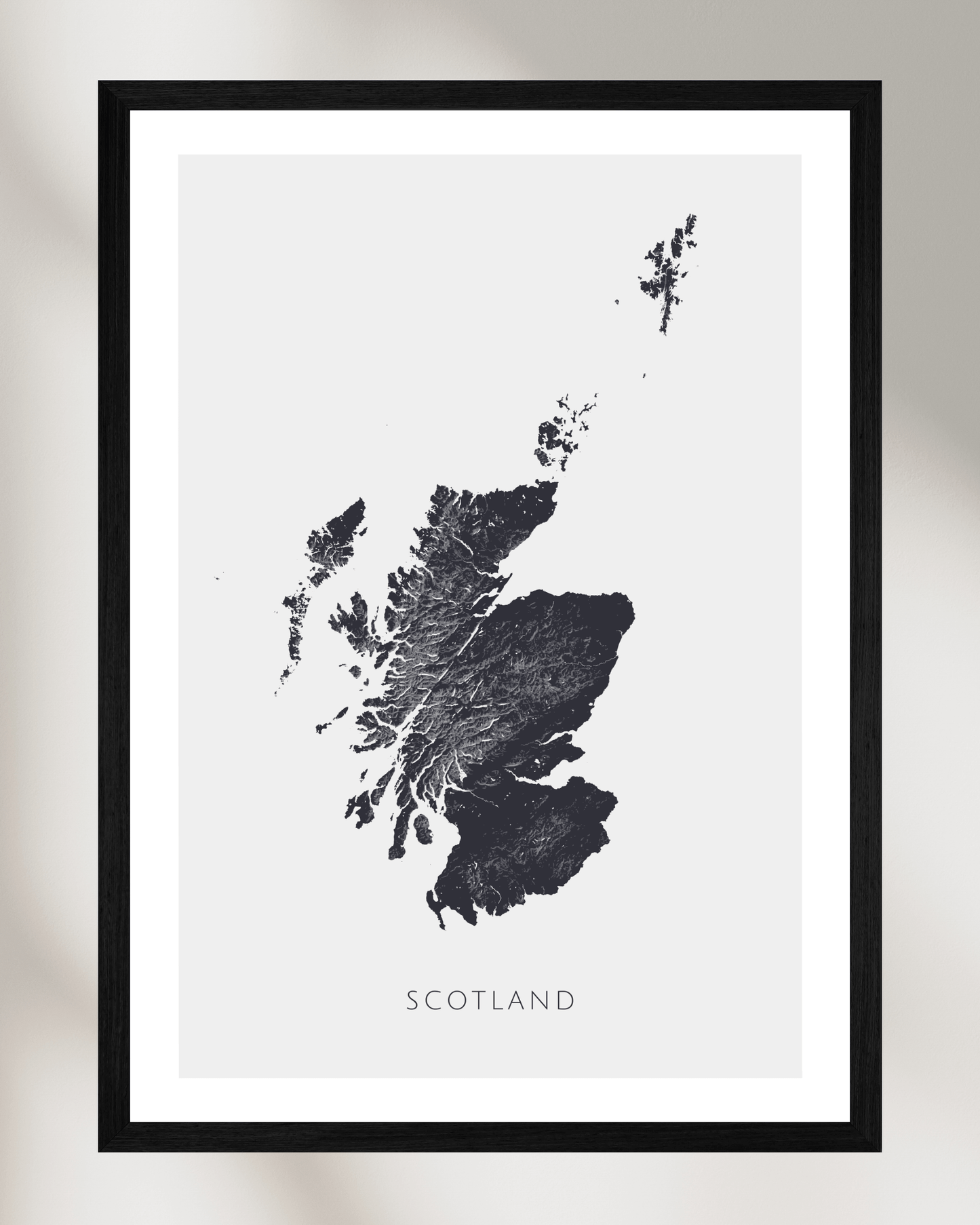 Scotland - Fine Art Map