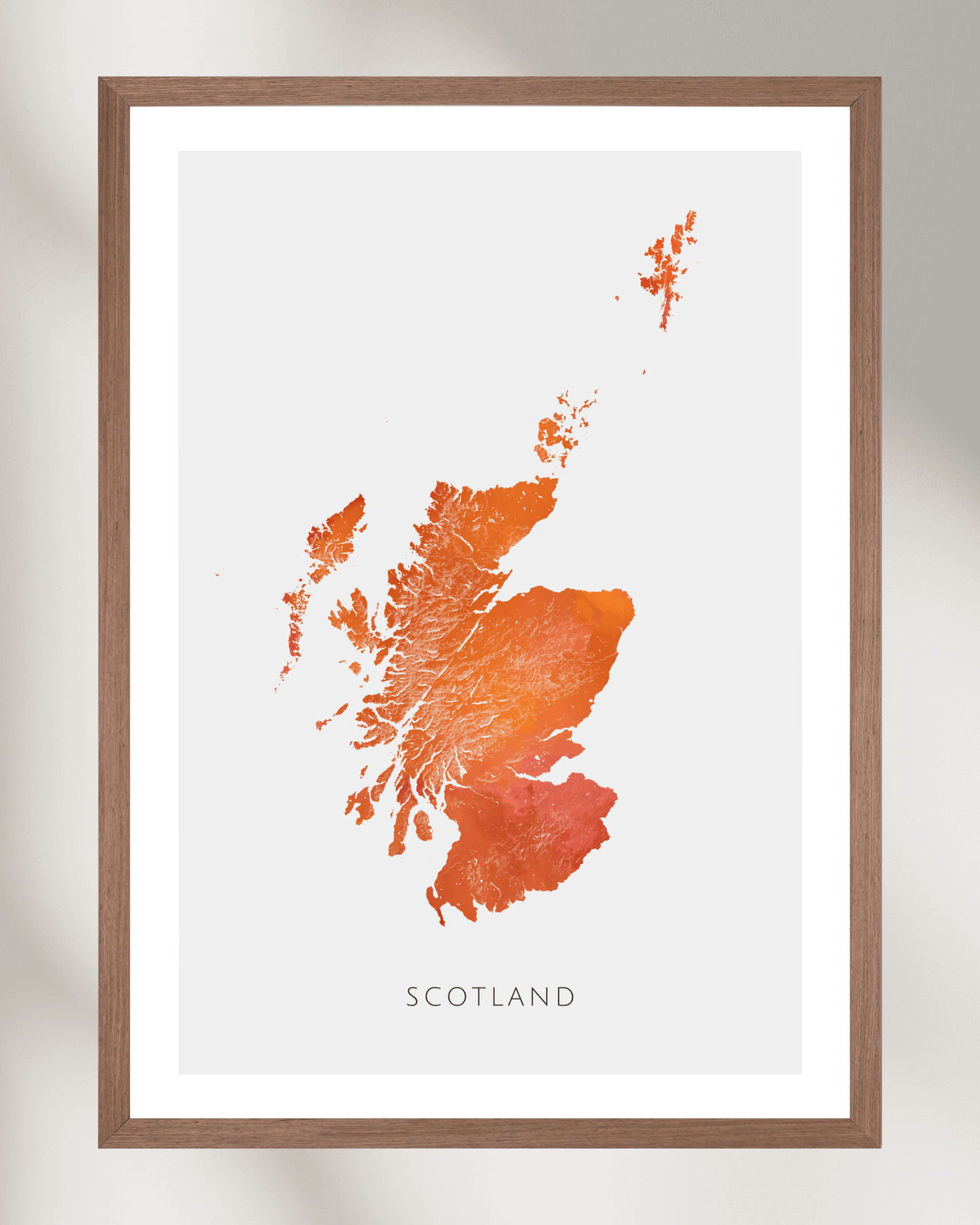 Scotland - Fine Art Map