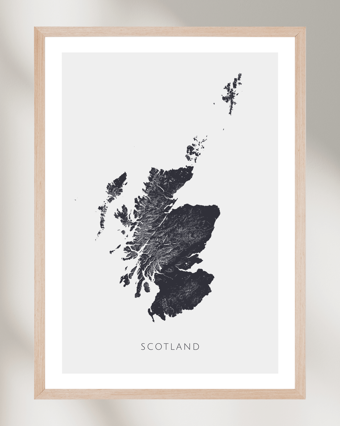 Scotland - Fine Art Map