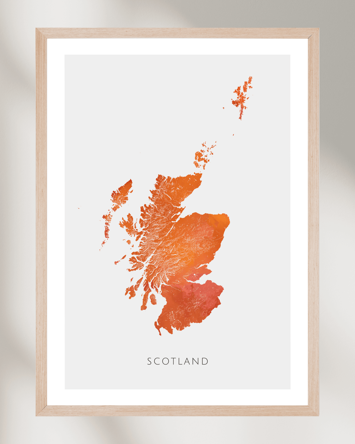 Scotland - Fine Art Map