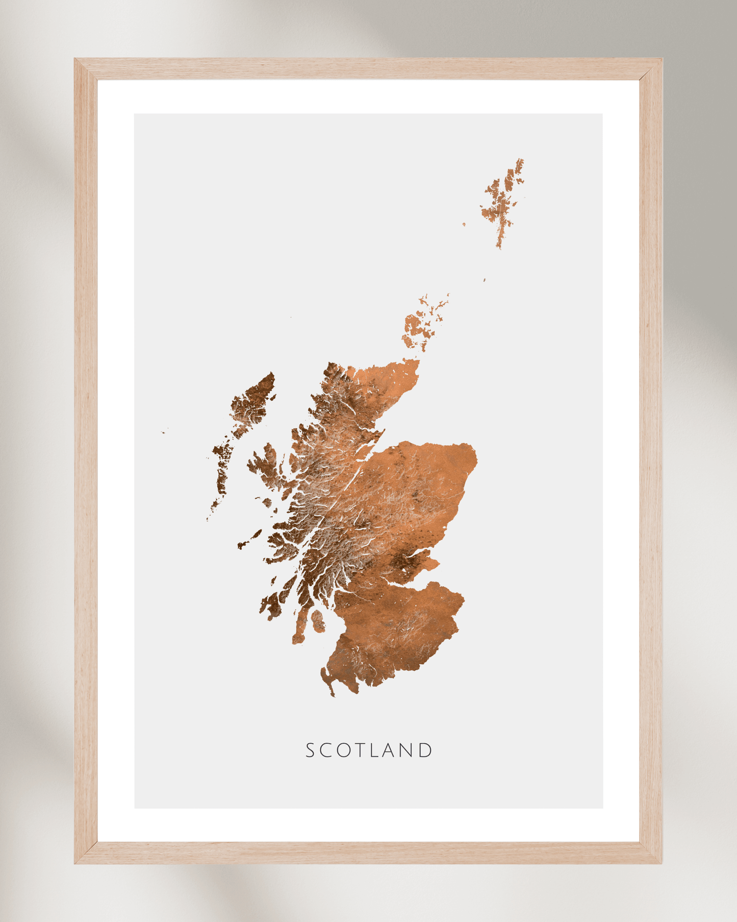 Scotland - Fine Art Map