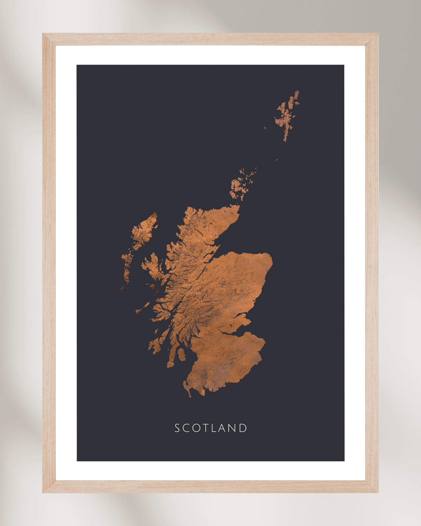 Scotland - Fine Art Map