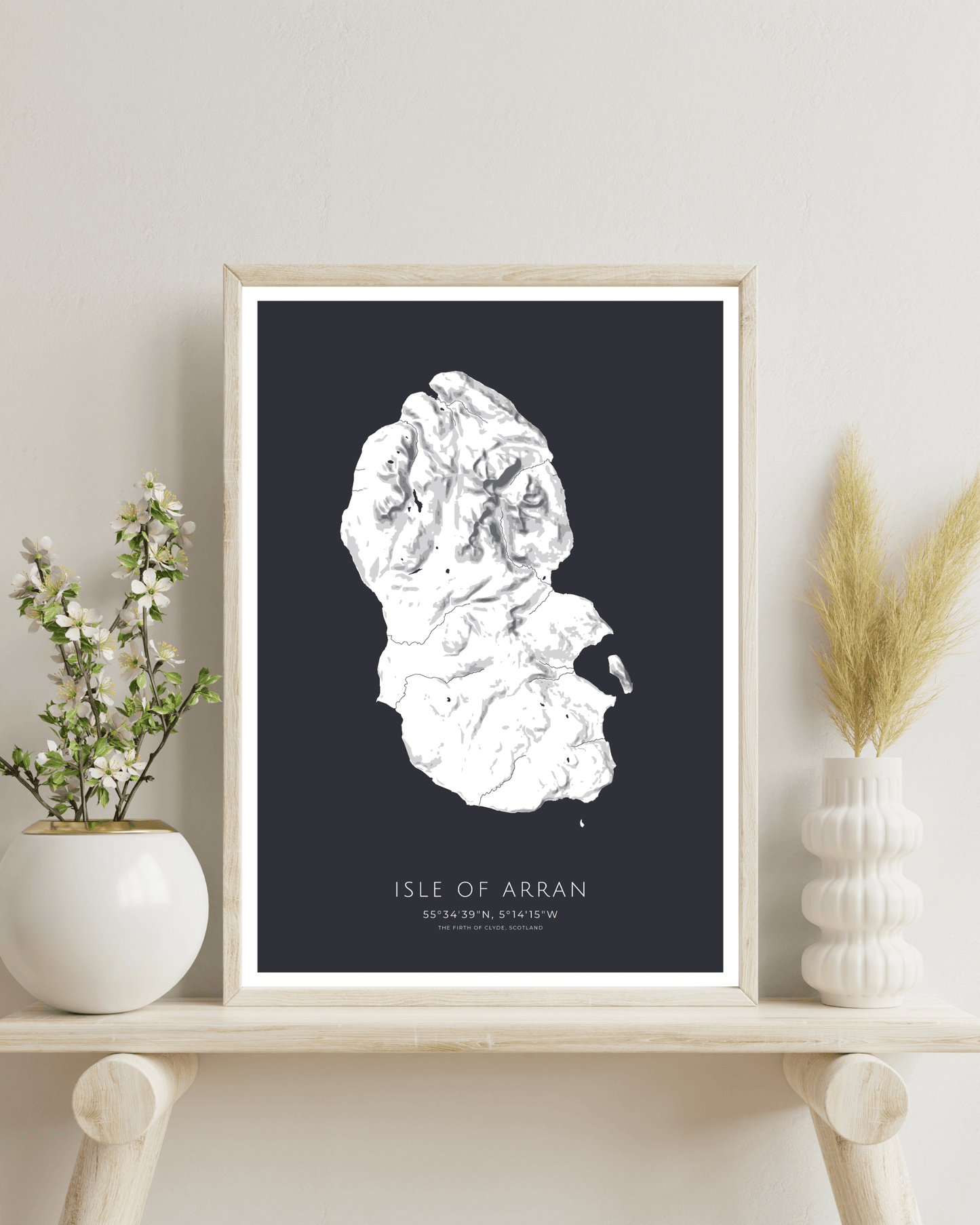 Isle of Arran - Fine Art Map