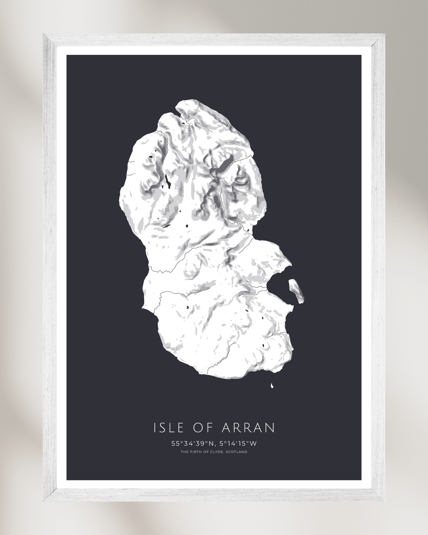 Isle of Arran - Fine Art Map