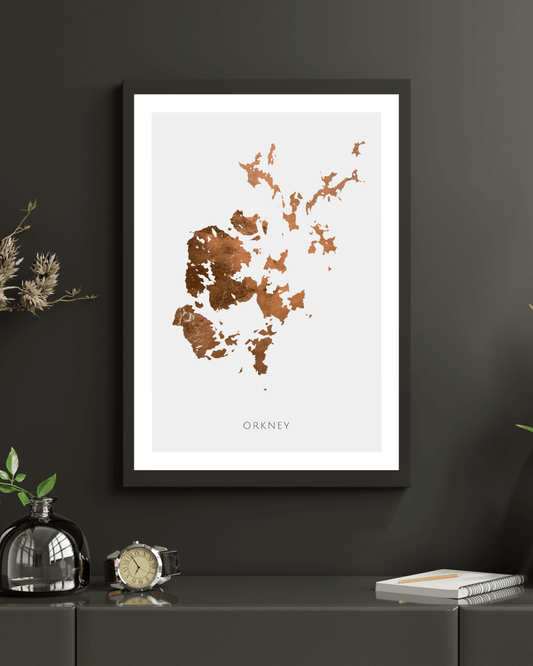 Orkney - Fine Art Map