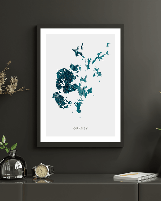 Orkney - Fine Art Map